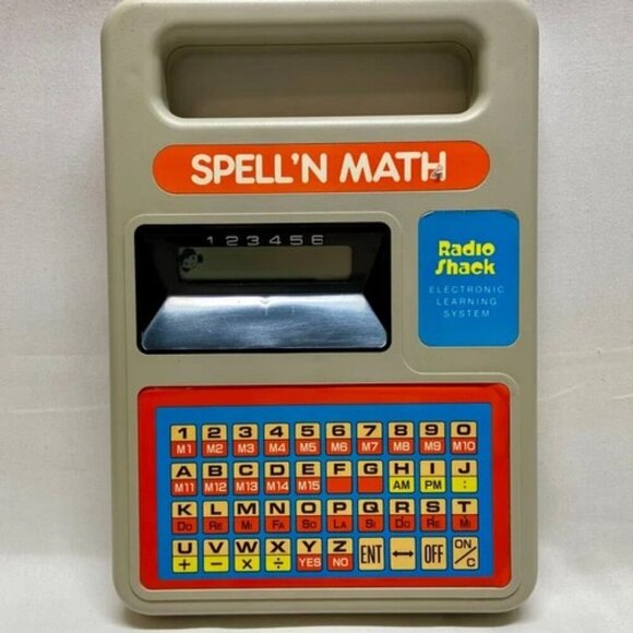 Spell N Math Radio Shack Learning System Rare 1980's Korea Vintage Tested Works! - Picture 3 of 15